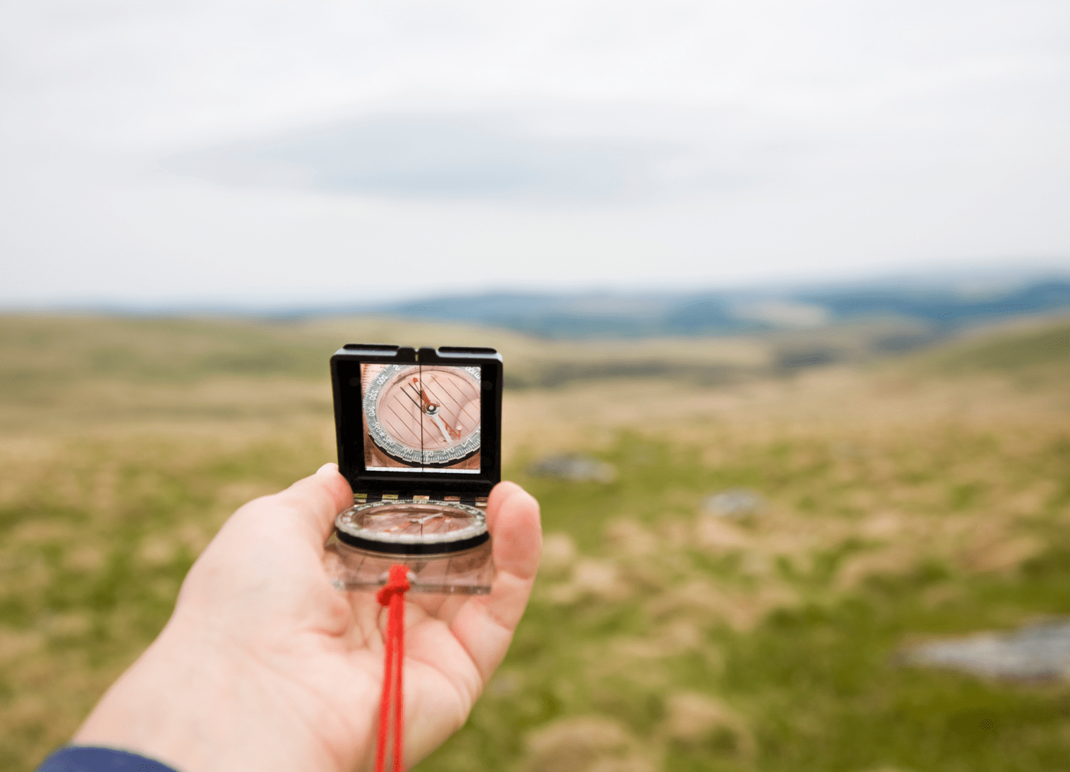 camping with compass