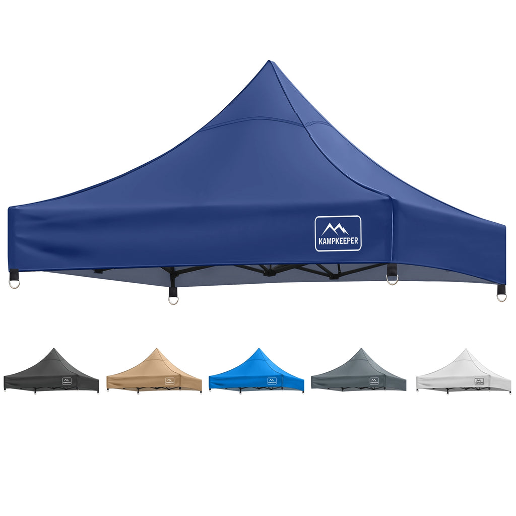 Canopy Replacement Top Cover for 10x10 Straight Leg Peak Tent, 500D PU Coated Polyester Waterproof UV Protection Outdoor Patio Commercial Sun Shade Roof, Top Only