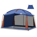 CAMPROS CP 12' × 10' Screen House Tent with Removable Wind &amp; Sun Panel – Outdoor Screen Shelter for Camping &amp; Patio