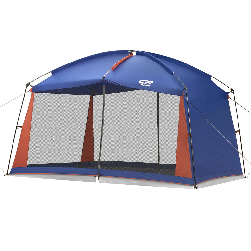 CAMPROS CP 12' × 10' Screen House Tent with Sidewall, 90-Inch Outdoor Screen Shelter for Camping, Patio and Backyard