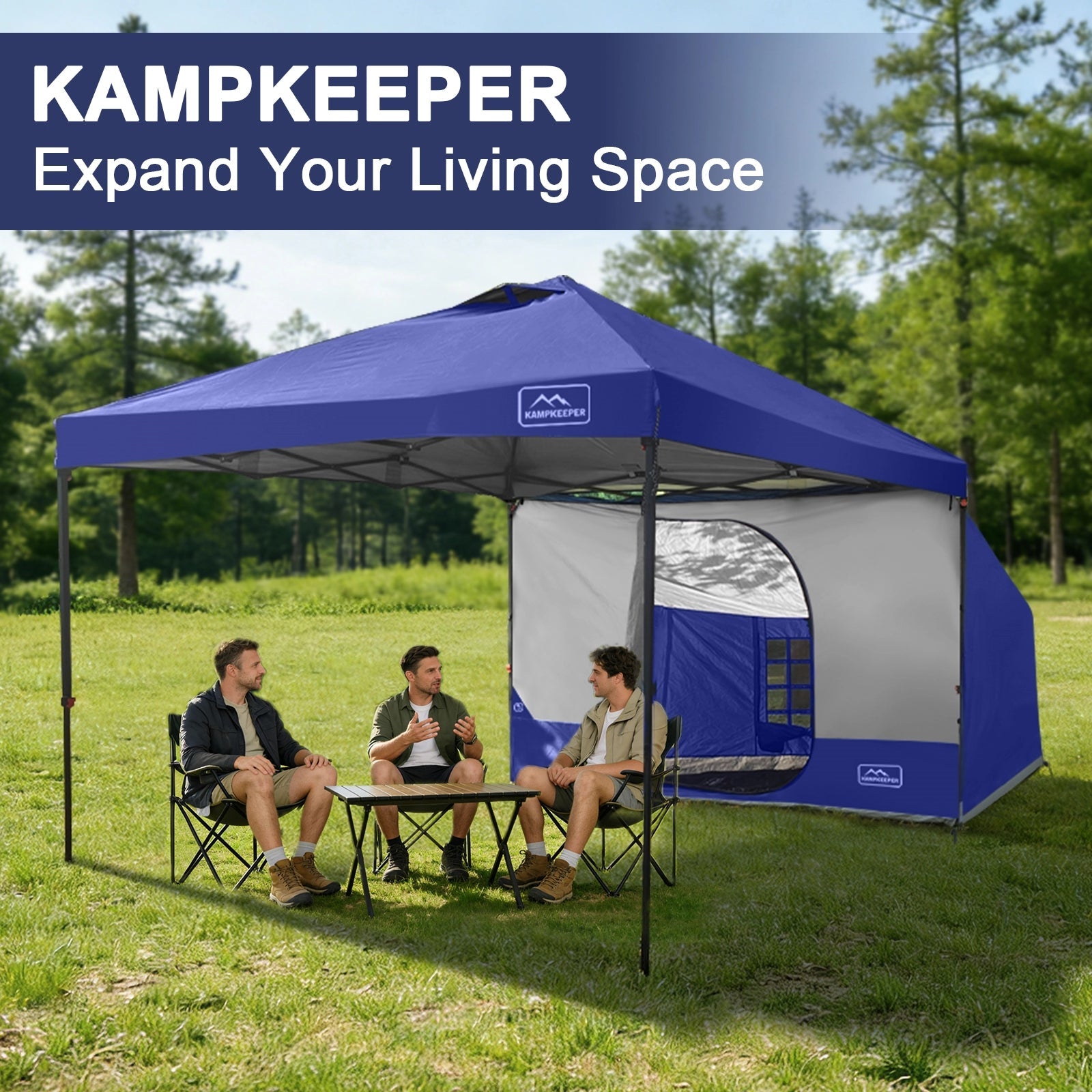 2 Person Side Tent for 10' x 10' Pop Up Canopy - CAMPROS CP