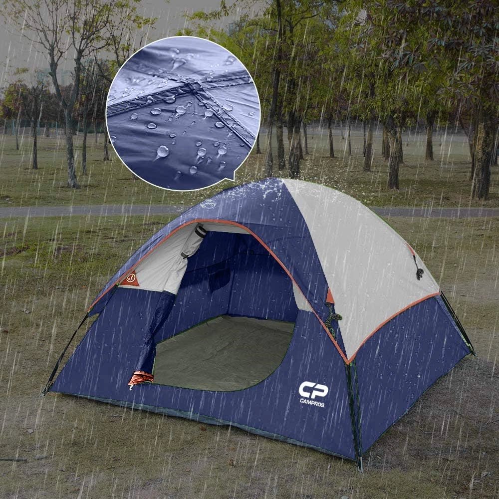 3 Person Lightweight Camping Tent, Waterproof Easy Setup Backpacking Tent - CAMPROS CP