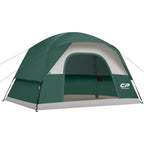 2/4/6 Person Camping Tent, Waterproof Windproof Easy Setup Dome Tent