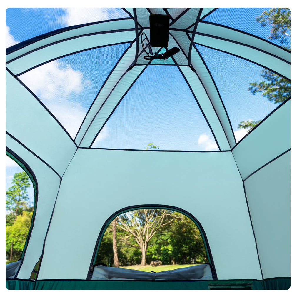 CAMPROS CP 6-Person Family Camping Tent - Top-Rated Upgraded Waterproof Dome Tent with Rainfly
