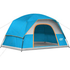 2/4/6 Person Camping Tent, Waterproof Windproof Easy Setup Dome Tent