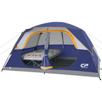 6/8 Person Family Camping Tent, Waterproof & Easy Setup Outdoor Dome Tent