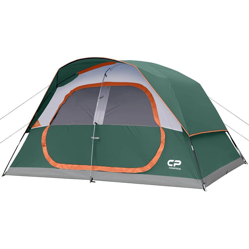 6/8 Person Family Camping Tent, Waterproof & Easy Setup Outdoor Dome Tent