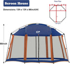 CAMPROS CP 13 x 13 Ft Screen House | Screened Canopy Gazebo for Camping & Patios