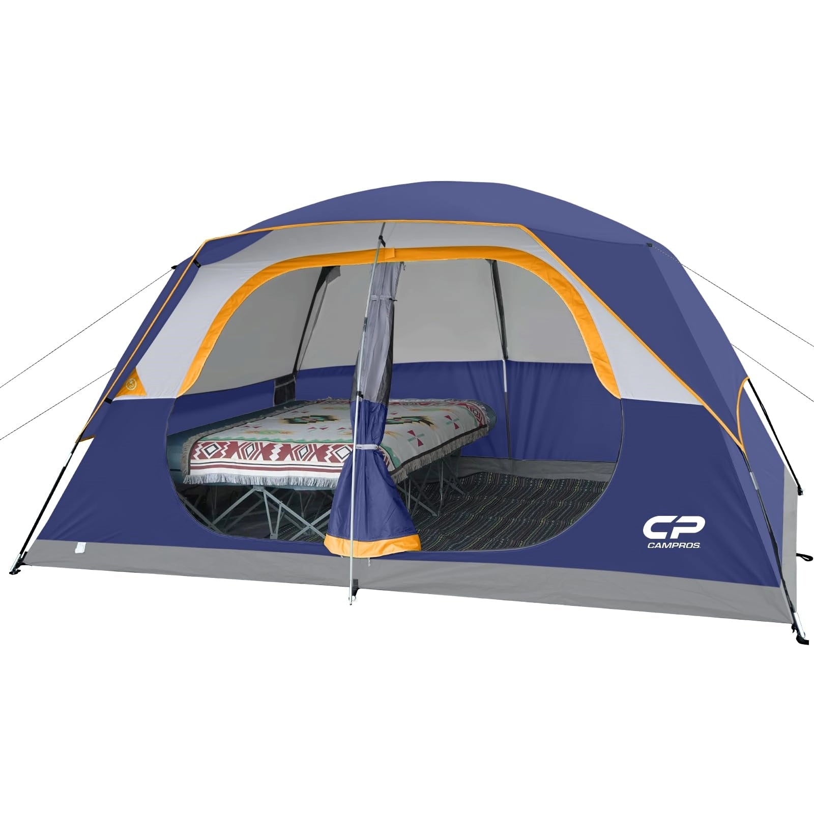 6/8 Person Family Camping Tent, Waterproof & Easy Setup Outdoor Dome T – CAMPROS CP