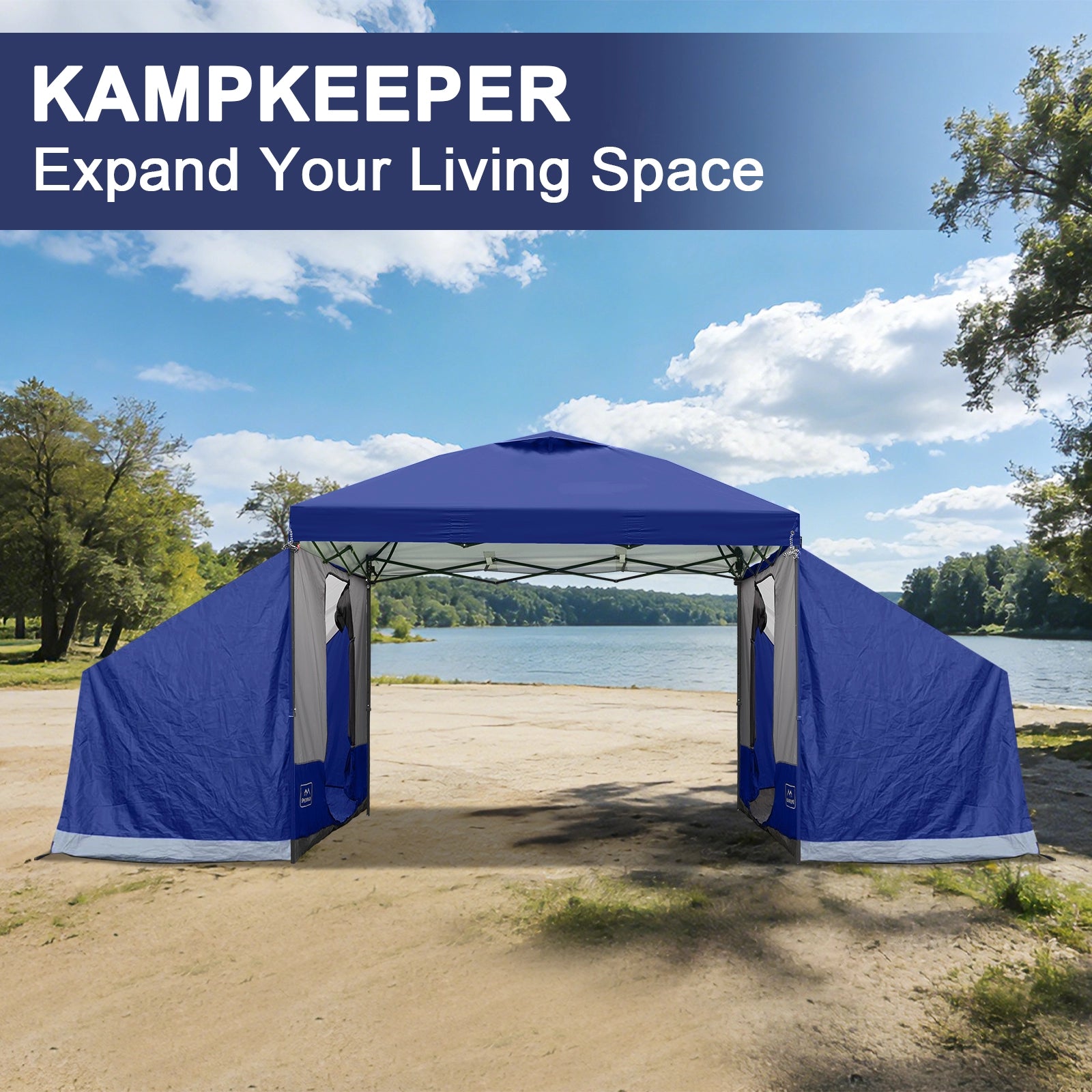 2 Person Side Tent for 10' x 10' Pop Up Canopy