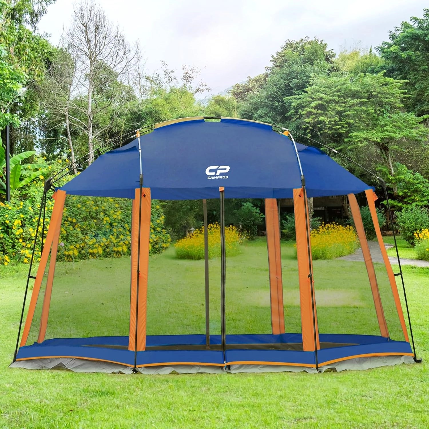CAMPROS CP 13 x 13 Ft Screen House | Screened Canopy Gazebo for Camping & Patios