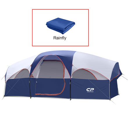 Replacement Rainfly for CAMPROS CP 8-Person 2-Room Dome Tent, Waterproof Tent Cover Accessory (Tent Not Included)