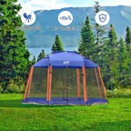 CAMPROS CP 13 x 13 Ft Screen House | Screened Canopy Gazebo for Camping & Patios