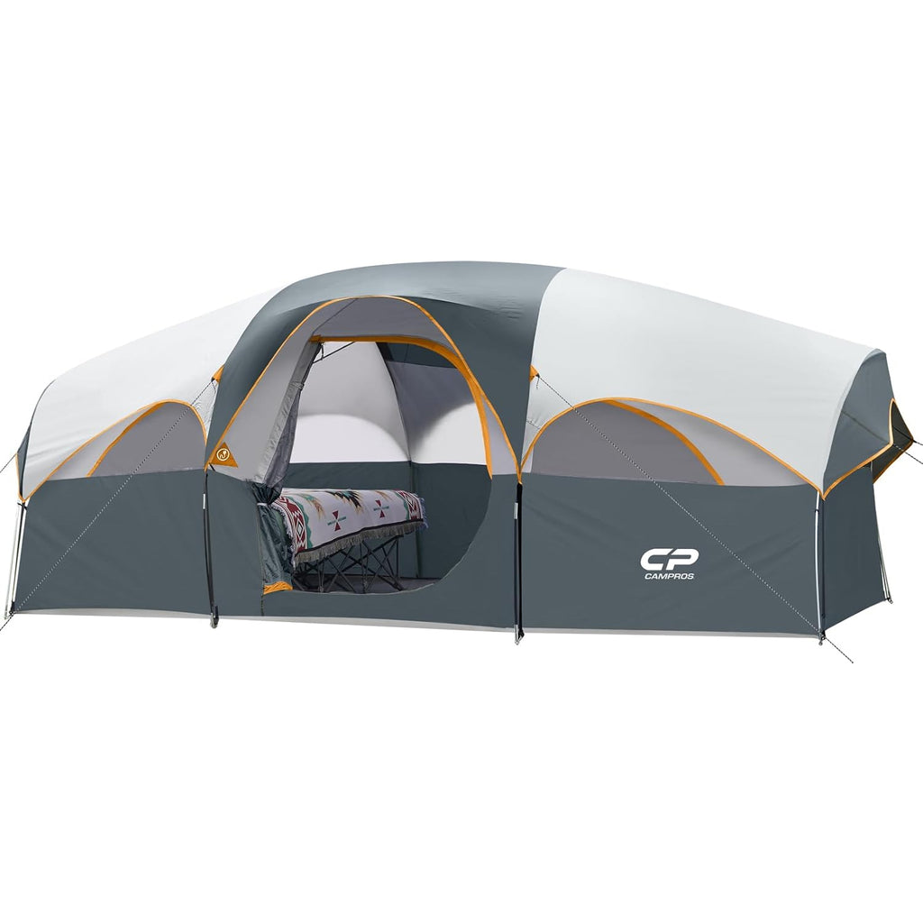 8 Person Camping Tent | 2 Rooms