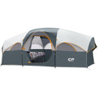 8 Person Camping Tent | 2 Rooms