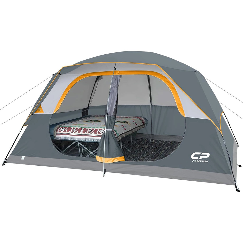 6/8 Person Family Camping Tent, Waterproof & Easy Setup Outdoor Dome Tent