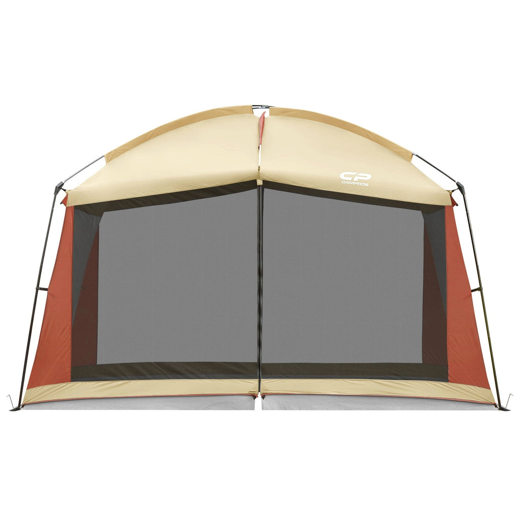 CAMPROS CP 12' × 10' Screen House Tent with Mesh Walls – Outdoor Shelter for Camping & Patio - CAMPROS CP
