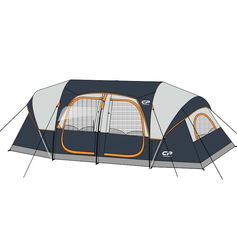 CAMPROS CP 12 Person Camping Tent Replacement Poles丨200972-POLE - CAMPROS CP