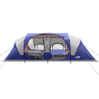 CAMPROS CP 12 - Person Family Tent with 3 Private Rooms | 20' x 9' x 72"H Large Camping Tent | Amazon Best Seller - CAMPROS CP