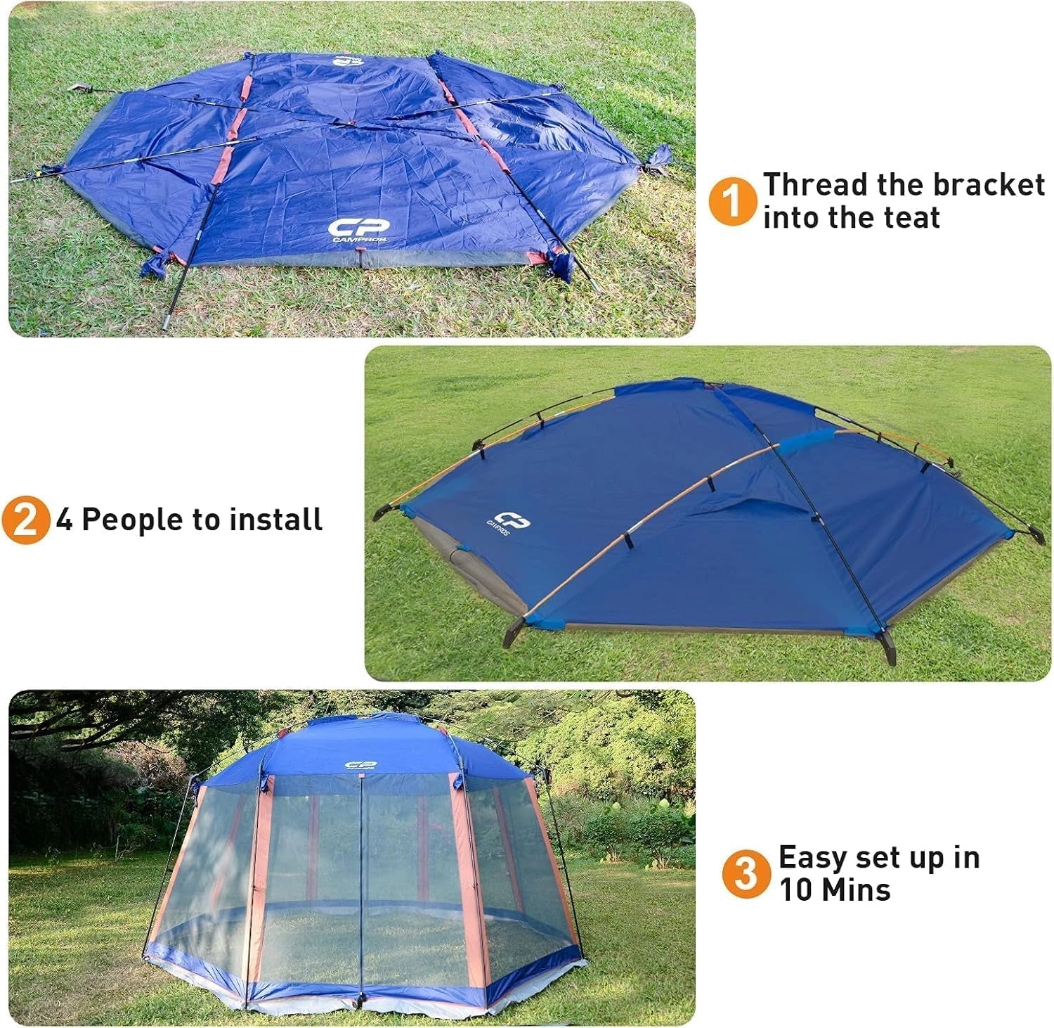 CAMPROS CP 13x13 Ft Screen House