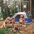 CAMPROS CP 4 - Person Camping Tent | 8' x 7' x 50" Waterproof Dome Tent | Amazon Top 13 Best Seller with 1,700+ Reviews - Camping Tents - CAMPROS CP