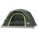CAMPROS CP 4-Person Family Camping Tent | Rainproof Durable Dome Tent with Mesh Roof for Stargazing, Lightweight 8.2lbs - Camping Tents - CAMPROS CP