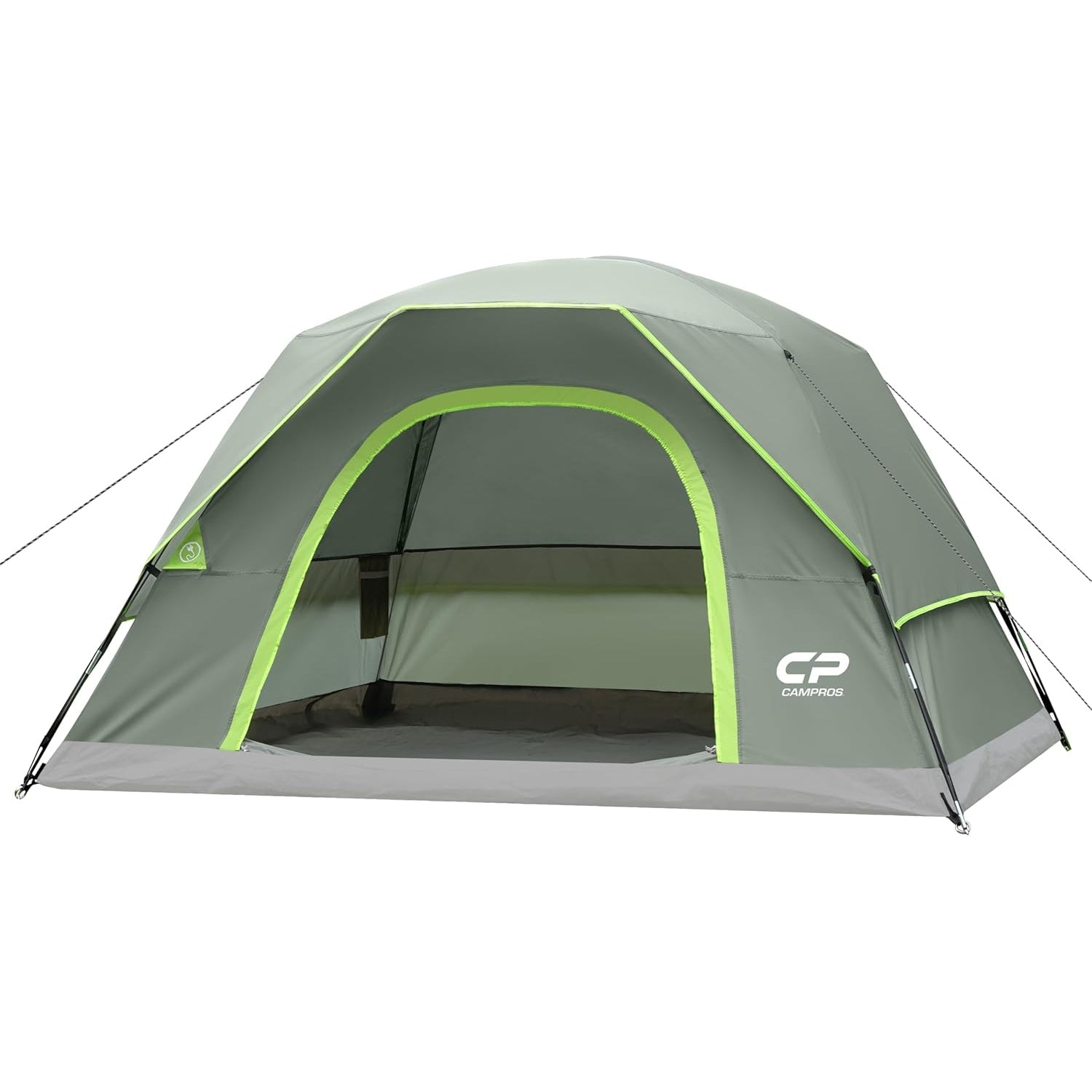 CAMPROS CP 4-Person Family Camping Tent | Rainproof Durable Dome Tent with Mesh Roof for Stargazing, Lightweight 8.2lbs - Camping Tents - CAMPROS CP