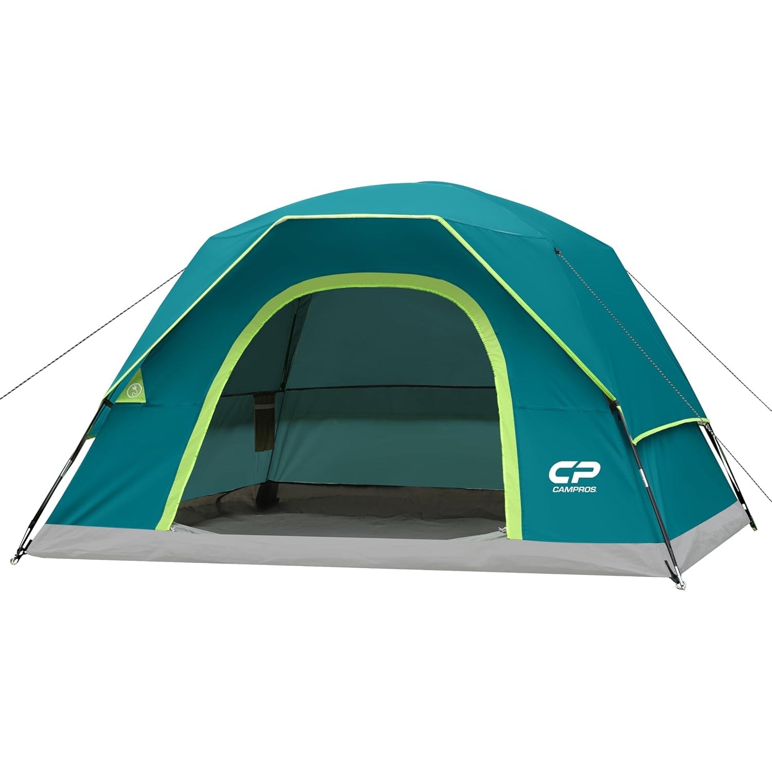 CAMPROS CP 4-Person Family Camping Tent | Rainproof Durable Dome Tent with Mesh Roof for Stargazing, Lightweight 8.2lbs - Camping Tents - CAMPROS CP
