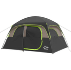 CAMPROS CP 6-Person Camping Tent | Waterproof Windproof Dome Tent with Rainfly - Camping Tents - CAMPROS CP