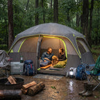 CAMPROS CP 6-Person Family Camping Tent | Rainproof Durable Dome Tent with Large Mesh Windows, 72in Center Height - Camping Tents - CAMPROS CP