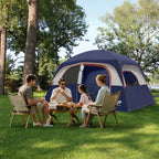 CAMPROS CP 6 - Person Family Camping Tent - Top - Rated Upgraded Waterproof Dome Tent with Rainfly - Camping Tents - CAMPROS CP