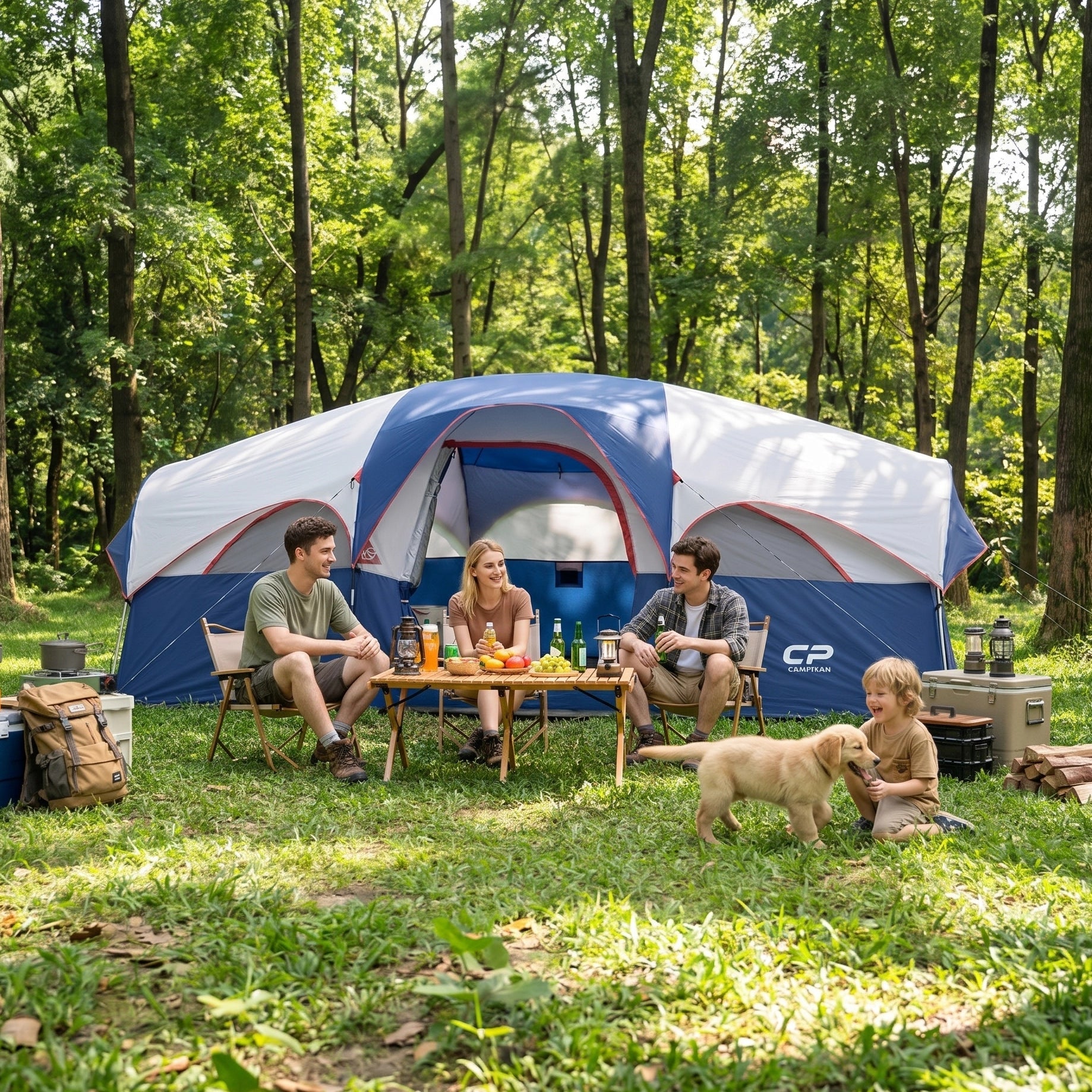 CAMPROS 8-Person Family Tent