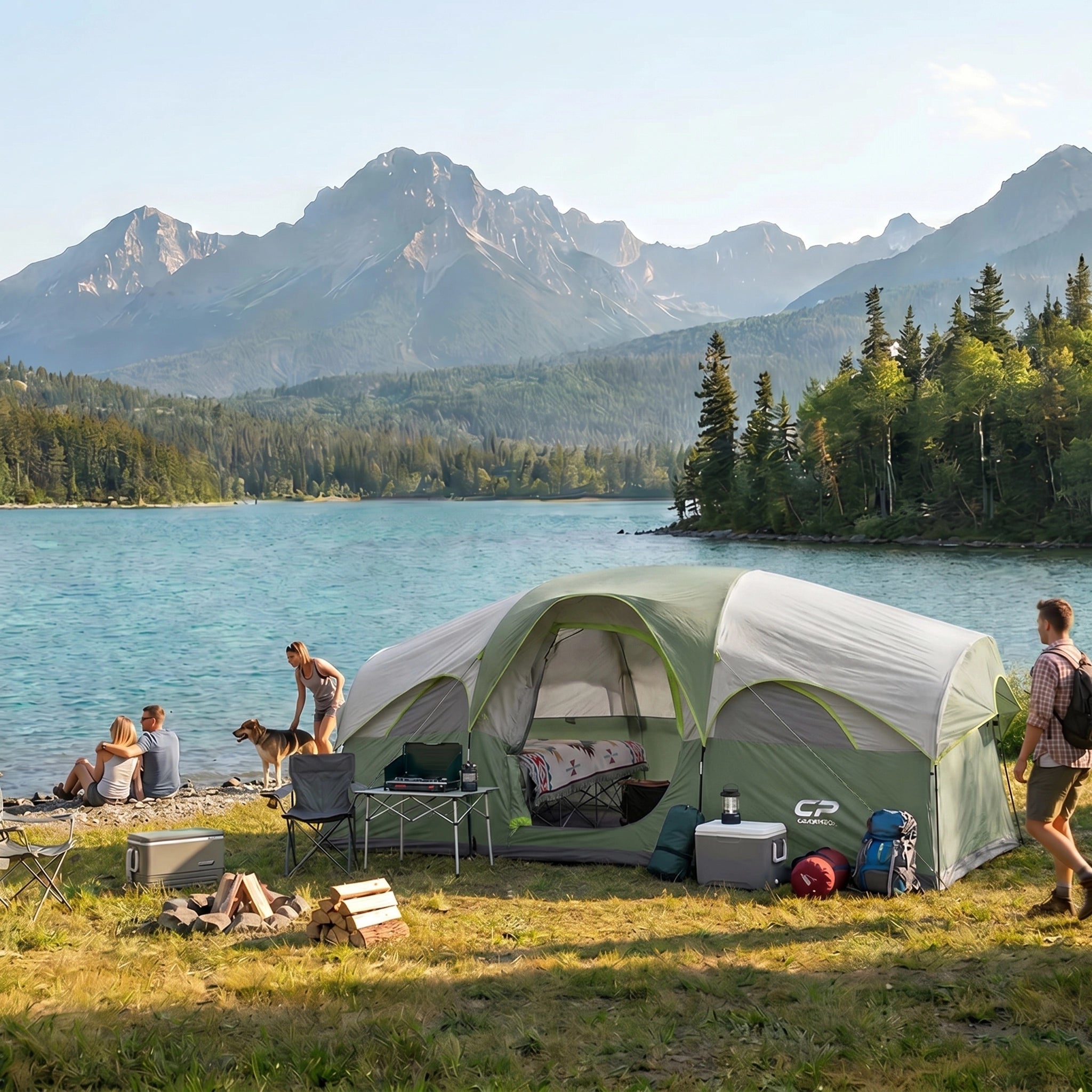 CAMPROS 8-Person Family Tent