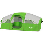 8 Person Camping Tent | 2 Rooms