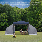 Side Tent, 1-2 Person Camping Tent for 10'x10' Pop Up Canopy