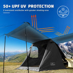 SUV Tailgate Tent | Shade Awning for Camping, Picnic, Sports & Outdoor Travel