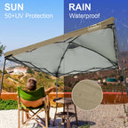 Replacement Canopy Top with Air Vent UV Waterproof ,10x10FT