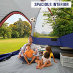 2/4/6 Person Camping Tent, Waterproof Windproof Easy Setup Dome Tent