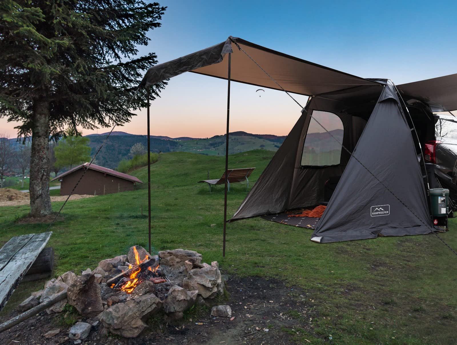 SUV Tailgate Tent | Shade Awning for Camping, Picnic, Sports & Outdoor Travel