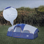 8 Person Camping Tent | 2 Rooms