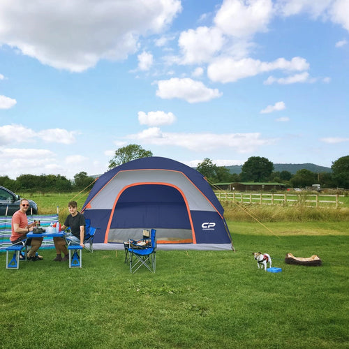 2/4/6 Person Camping Tent, Waterproof Windproof Easy Setup Dome Tent