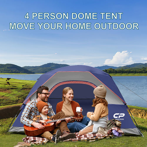 2-4 Person Camping Tent | 1 Room