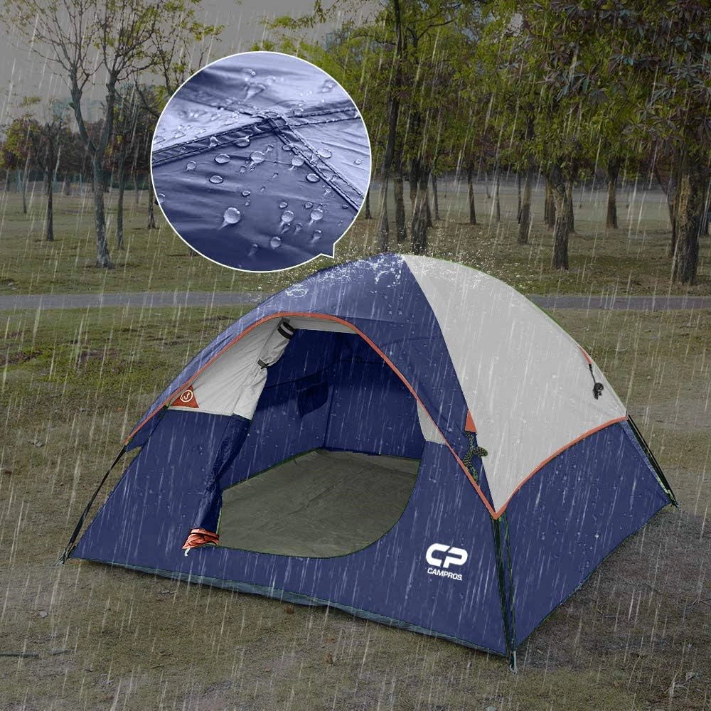 3 Person Lightweight Camping Tent, Waterproof Easy Setup Backpacking Tent