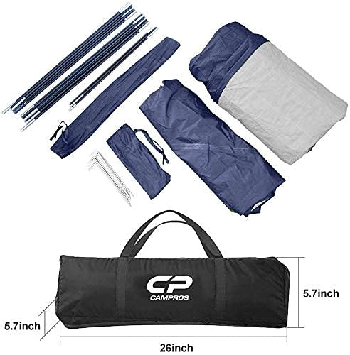 3 Person Lightweight Camping Tent, Waterproof Easy Setup Backpacking Tent