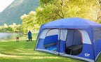 12 Person Extra Large Family Cabin Tent, Waterproof Windproof Easy Setup