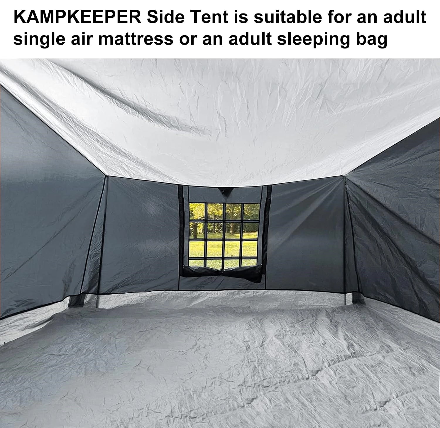 Side Tent, 1-2 Person Camping Tent for 10'x10' Pop Up Canopy