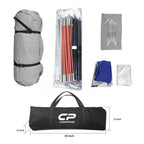 12 Person Extra Large Family Cabin Tent, Waterproof Windproof Easy Setup