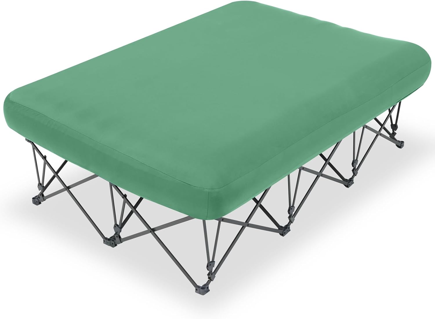 Portable Folding Camping Cot with Air Mattress for Adults | Outdoor Camping & Travel Bed(Air Pump Not Included) - CAMPROS CP