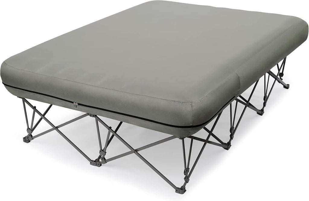 Portable Folding Camping Cot with Air Mattress for Adults | Outdoor Camping & Travel Bed(Air Pump Not Included) - CAMPROS CP