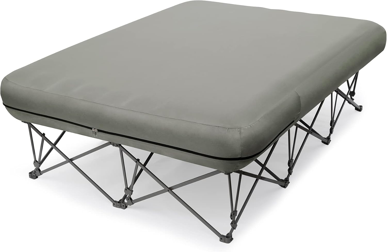 Portable Folding Camping Cot with Air Mattress for Adults | Outdoor Camping & Travel Bed(Air Pump Not Included) - CAMPROS CP